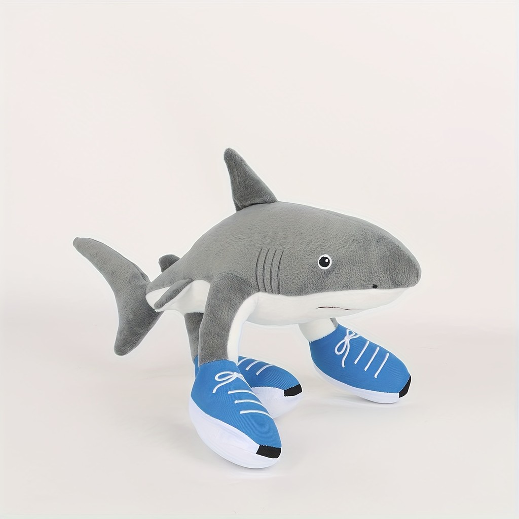 Soft Tung Tung Tung Sahur Plush Trralalelo Tralala รองเท้าผ้าใบ-Clad Shark ของเล่นเกมอะนิเมะรูปตลก Companion Ultra-Soft ตุ๊กตาสัตว์ตกแต่งบ้านวันหยุดและของขวัญวันเกิดสําหรับเพื่อน