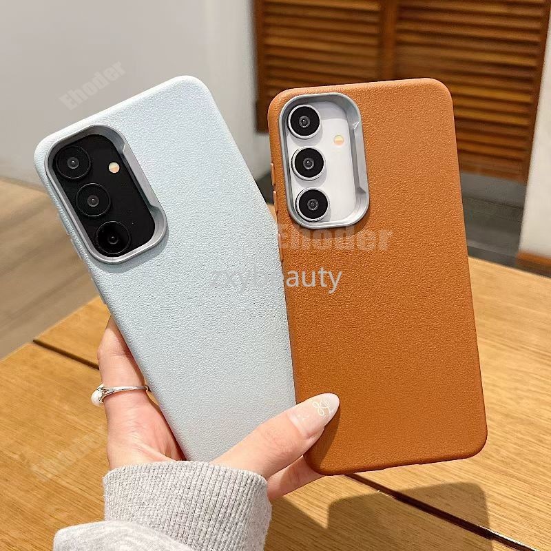 SAMSUNG สําหรับSamsung Galaxy A56 A26 A27 A37 A57 A36 A16 A35 A55 2026 4G 5GกรณีหนังSoft Matteฝาครอบป้องกันสําหรับA17 A07 A06 A15 SamsungA56 ป้องกันโทรศัพท์กลับกรณี