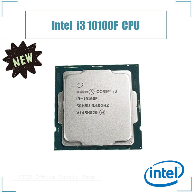 เมนบอร์ด Cpu Intel I3 10100F รองรับโปรเซสเซอร์ Cpu LGA 1200 Quad-core 3.6GHz