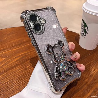 เคสโทรศัพท์สําหรับ OPPO Reno 15F 15 14F 13F 13 12F 12 11F 11 10 8T 7Z 8Z 8 7 6Z 4G 5G ไหลหมีกันชนกันกระแทก 4 มุม