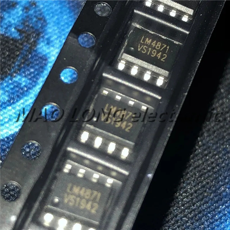 10PCS/50PCS LM4871MX SOP8 LM4871 SOP 4871 SOP-8 3W เครื่องขยายเสียงโหมดปิดใหม่และใน FIXM