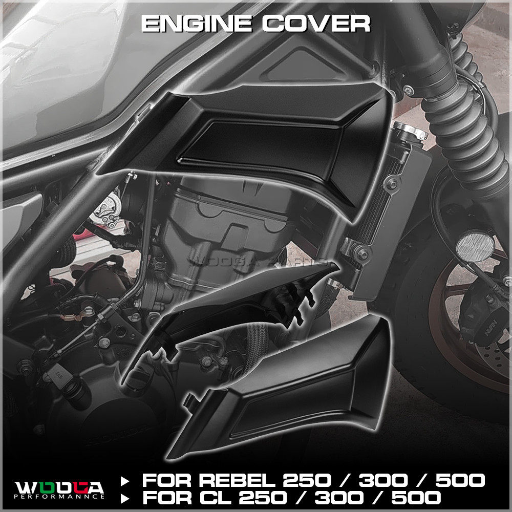 Woga Rebel เครื่องยนต์สําหรับ Honda Rebel CMX 250 300 500 Body ด้านข้างกรอบ Fairing กรณี CL 250 300 500 เครื่องยนต์บรรจุครอบคลุมแผง