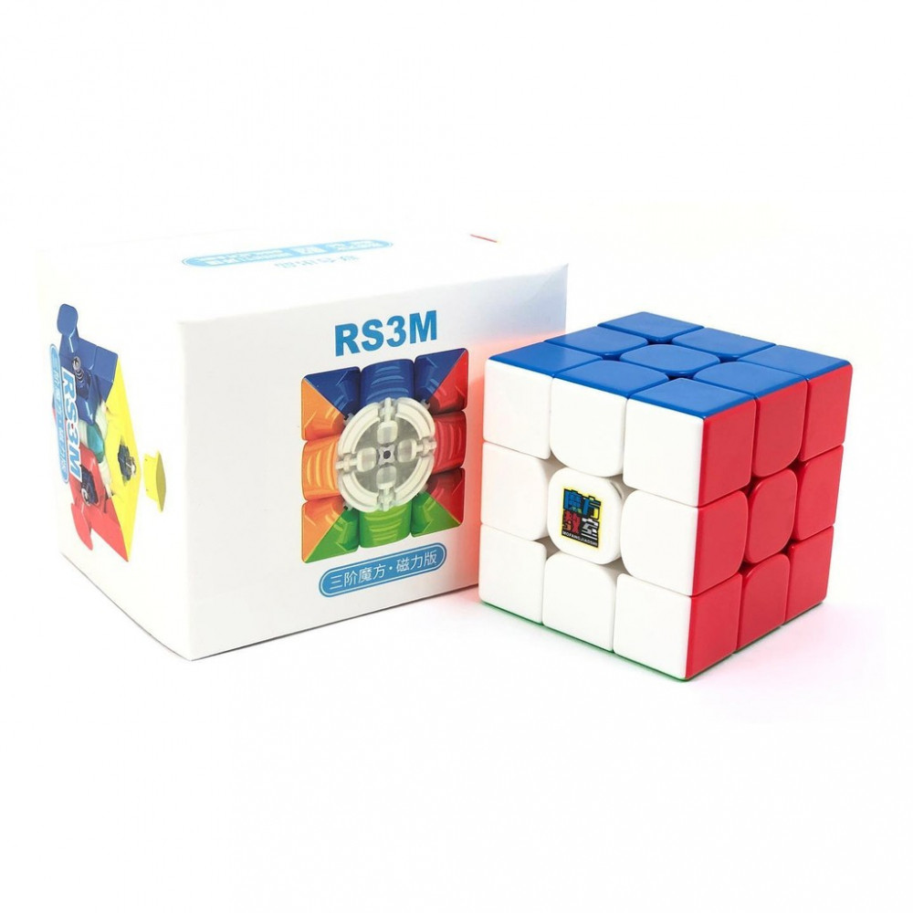 Magic Cube MY RS3M 2020 แม่เหล็ก 3x3 ความเร็ว Cube MF RS3M 3x3x3 Magic Cube ปริศนาสติกเกอร์