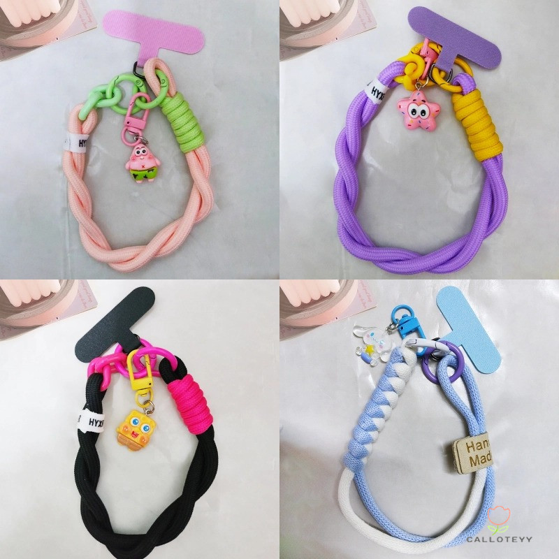 โซ่โทรศัพท์มือถือ Anti Loss Earphones โซ่โทรศัพท์ Cartoon Star โทรศัพท์ Lanyard กล้องลูกปัดจี้ลูกปัด-CY