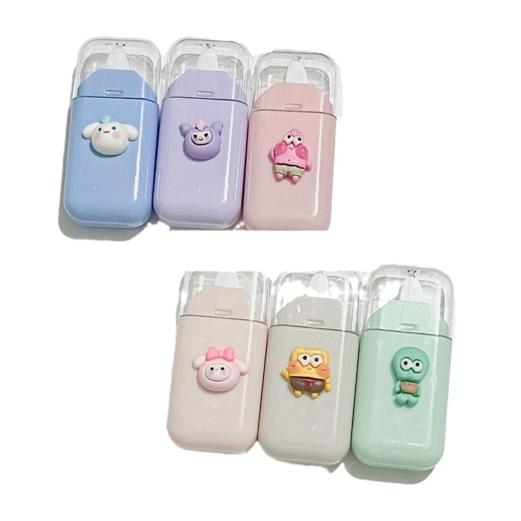 เทปลบคำผิด ลิควิดแบบแห้ง อุปกรณ์การเรียน ลายการ์ตูนน่ารัก พร้อมส่ง - รูปที่ 4