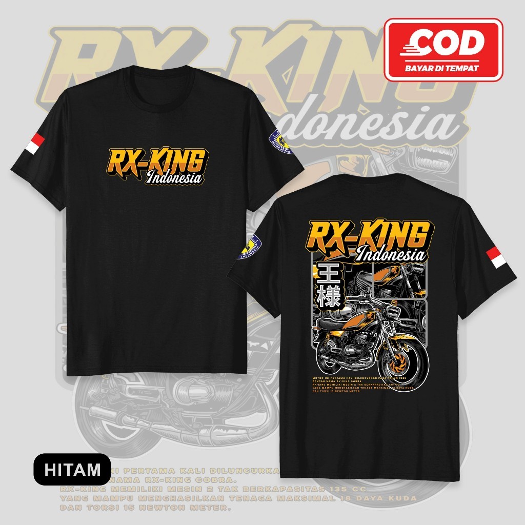 Yamaha RX KING Motif Distro T-Shirt เสื้อยืด Viral SUNMORI ล่าสุด เสื้อผ้าผู้ชายและผู้หญิง มีให้เลือ