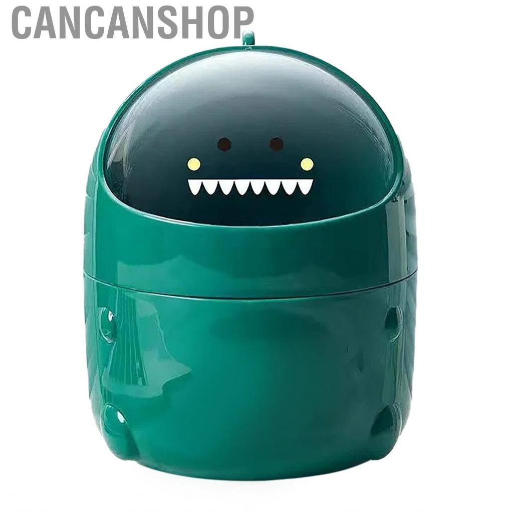 Cancanshop ถังขยะตั้งโต๊ะสามารถเก็บกลิ่นสดได้ มินิปิดผนึกอย่างดีสำหรับโต๊ะรับประทานอาหาร