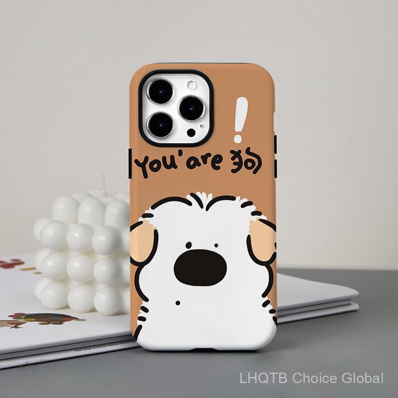 สุนัขที่เรียบง่ายเข้ากันได้สำหรับ iphone16 15 14 13 12 11 PRO MAX x XR XS MAX 8 7 6วินาทีบวก SE 2020