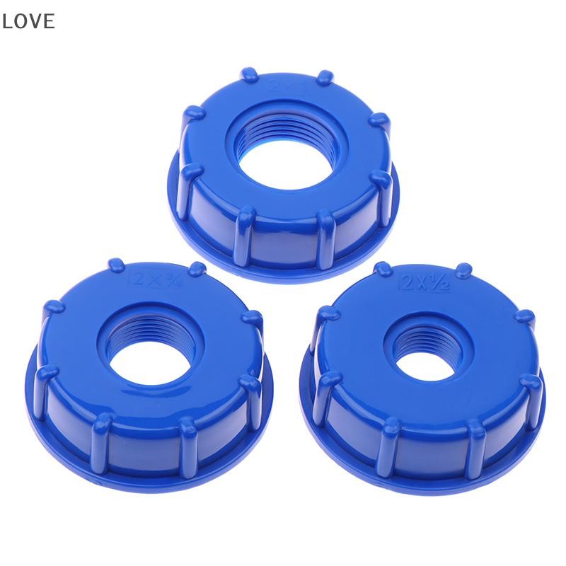[JJCW] S60x6 IBC Water Tank Reduction Adapter Tote Adapter 1/2 นิ้ว 3/4 นิ้ว 1 นิ้วสวนท่อแกลลอนถังน้ําอะแดปเตอร์ QQW