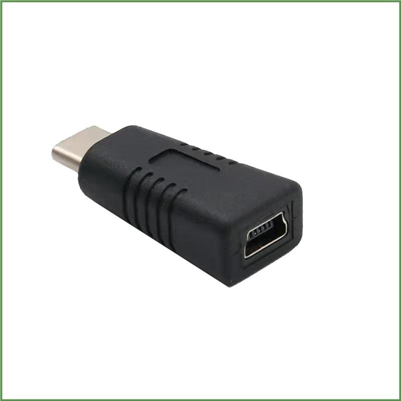 Bon Portable Mini USB Female to Type C Male Converter ชาร์จอะแดปเตอร์ถ่ายโอนข้อมูล