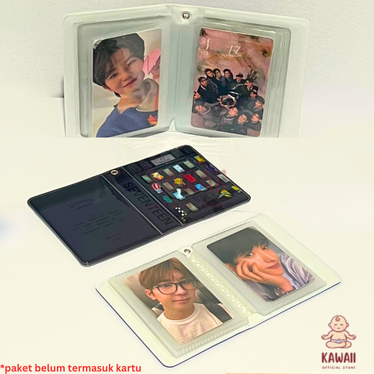 SEVENTEEN 40 SLOT Kolbuk อัลบั้ม Photocard PP Mini Seventeen SVT Collection Book PVC วัสดุน่ารัก Gem