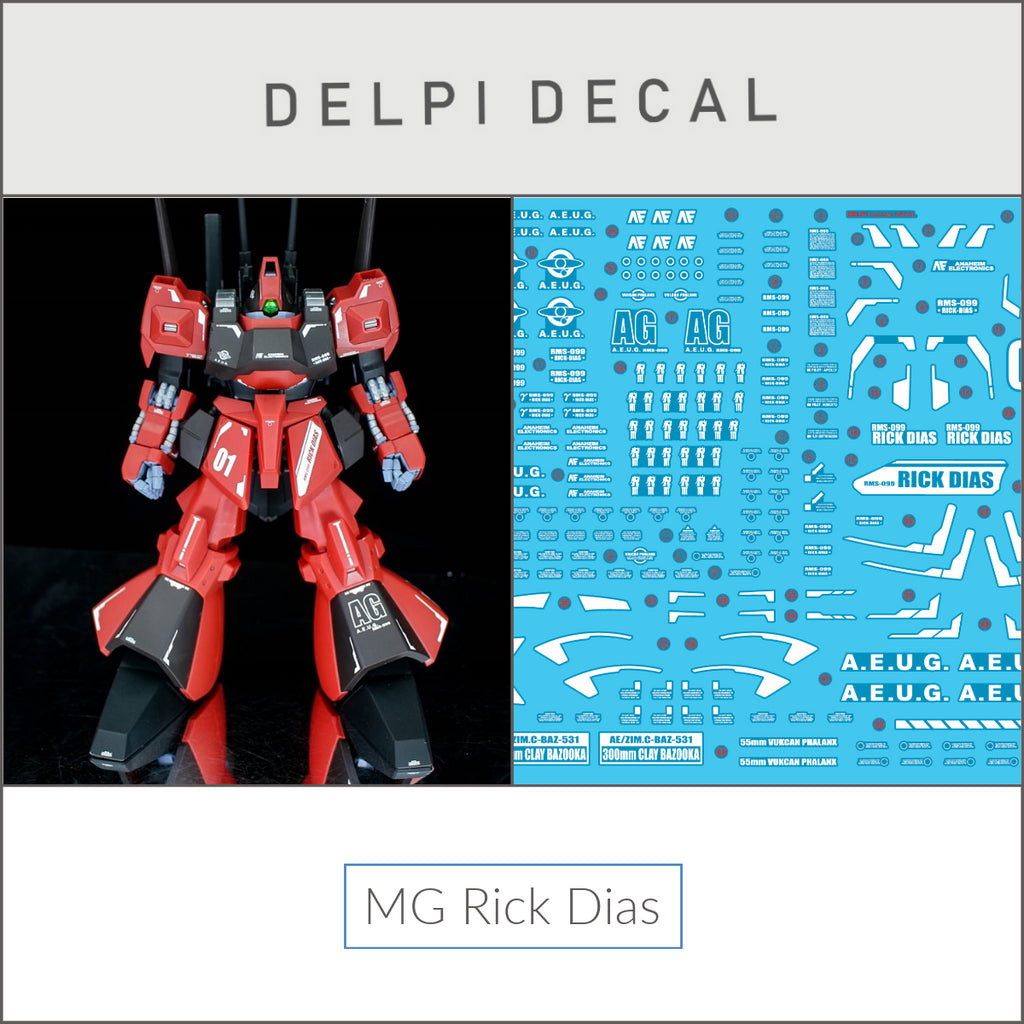 Delpi Water Decal (ดิแคลน้ำ) MG Rick Dias