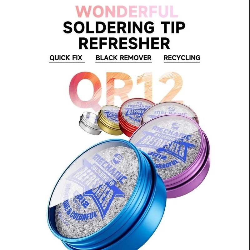 ครีมทำความสะอาดหัวแร้งบัดกรี MECHANIC QR12 ขจัดออกไซด์ดำ