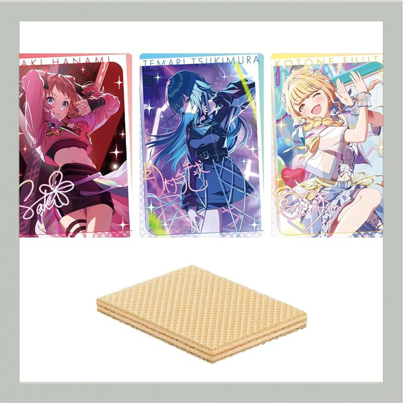 BANDAI Gakuen Idolmaster Wafers (20 pieces) Snack and Wafers (Baked Confectionery) (Gakuen Idolmaste