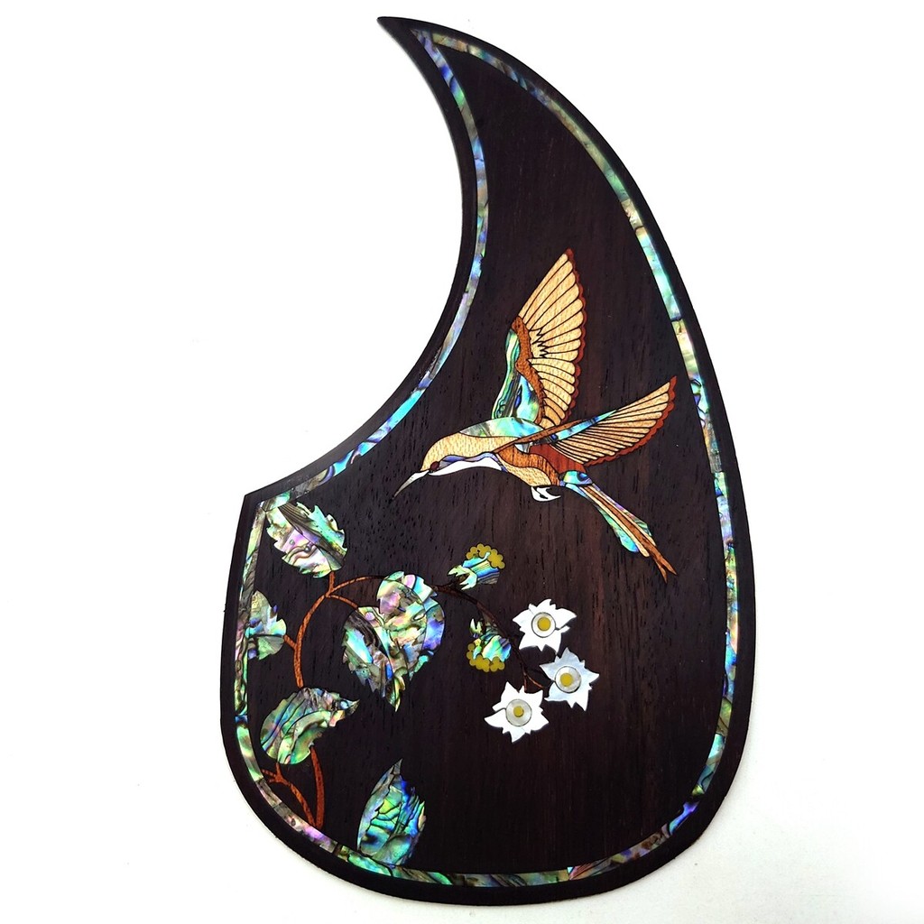 Acoustic Guitar Pickguard Hummingbird Abalone Inlaid สําหรับกีตาร์โปร่ง D45