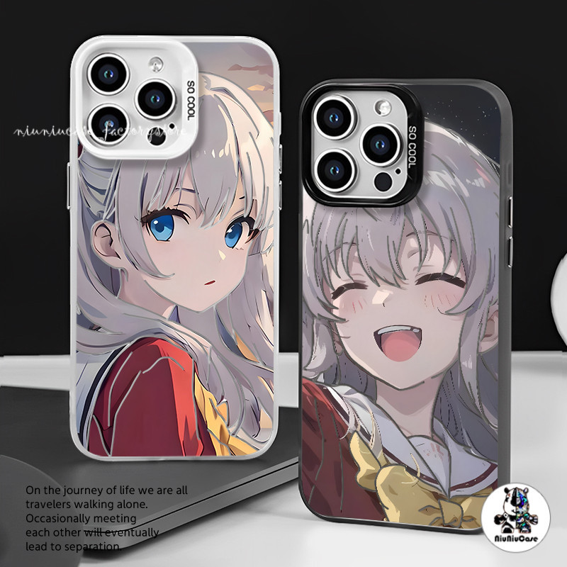 เคส รูปแบบอะนิเมะ ไบนารีอะนิเมะสร้างสรรค์กลวงออก For iPhone 11 13 12 14 15 16 Pro 8P 7Plus X XR XS Max SE เคสโทรศัพท์