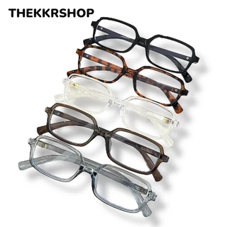 Glasses แว่นตากรองแสงสีฟ้า KS5612 ทรงสี่เหลี่ยมผืนผ้า ใส่ได้ทุกโอกาส มีบริการเก็บปลายทาง