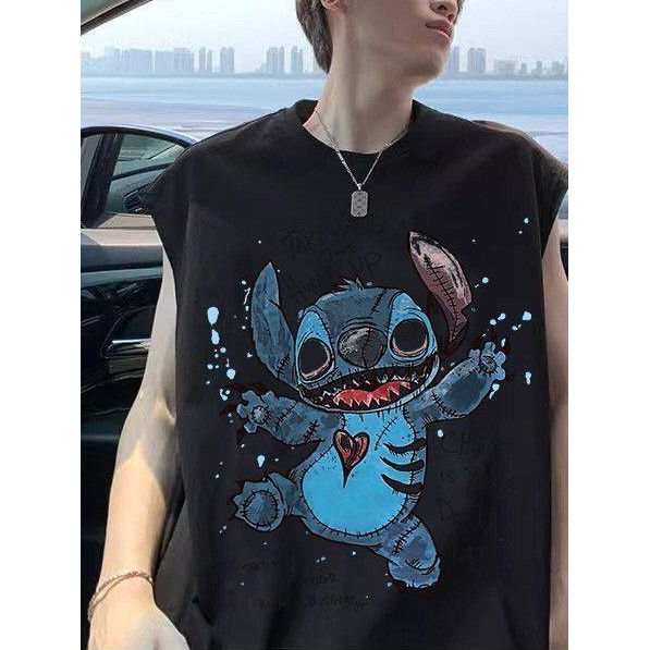 NEW เสื้อแขนกุด ลายสติทซ์ มีหลายลาย ใส่ได้ทั้งชายหญิง - รูปที่ 5