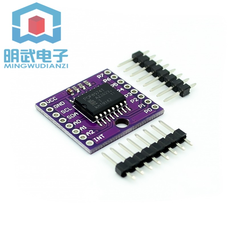 ((กระแสไฟสูง) MCU-8574 PCF8574T I2C Total Line 8-Bit Remote I/O โมดูลขยาย