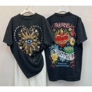 COD✅ (จัดส่งในกรุงเทพฯ) MAO Shop เสื้อยืดผ้าฝ้าย unisex ใส่ได้ทั้งชายและหญิง นุ่ม แพทเทิร์น ด้านหน้า ด้านหลัง