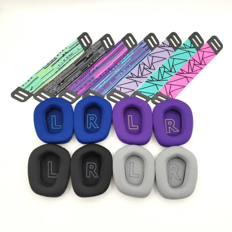 เปลี่ยนแผ่นรองหูฟังโฟมหมอนเบาะรองนั่งสําหรับ Logitech G733 G335 Logitech G 733 หูฟังแผ่นรองหูฟังหัวค