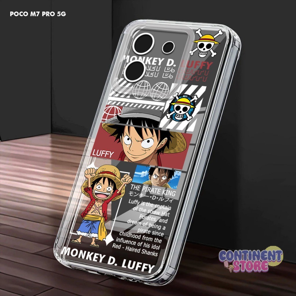 ต่อเนื่อง Clear Softcase สําหรับ Xiaomi Poco M7 Pro M3 M4 M5 M6 Pro ปลอก Hp ANIME PICTURE - AN25
