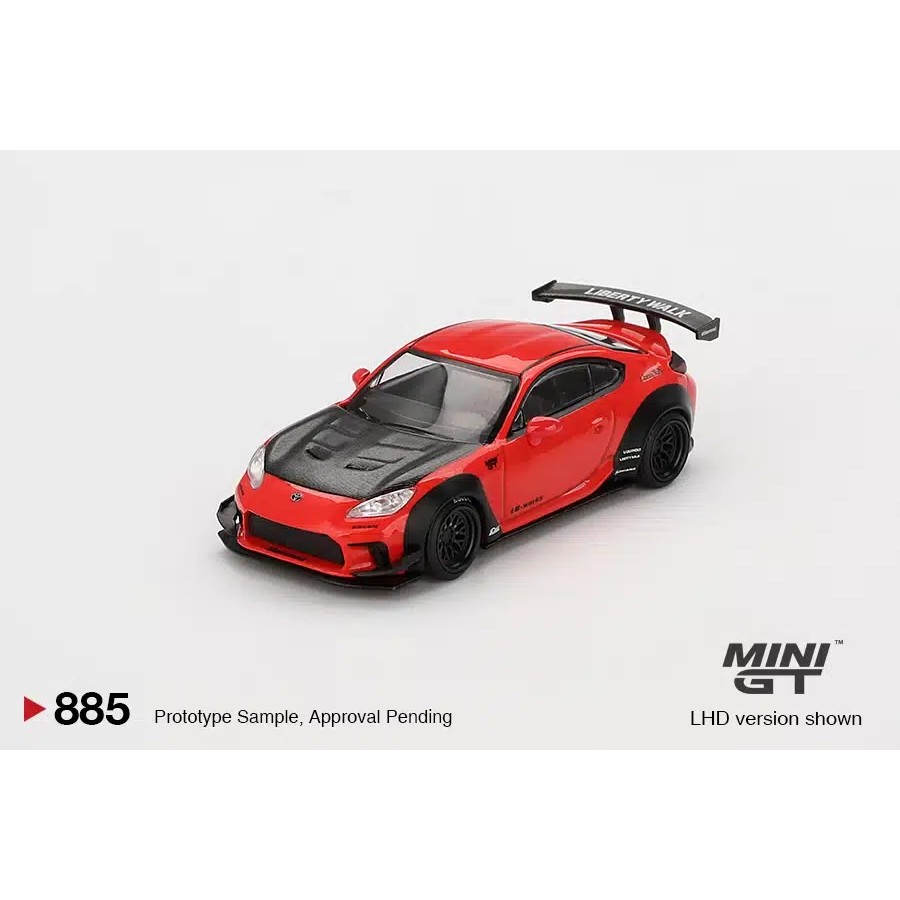 MINI GT No.1149 Toyota GR86 LB Nation Black / Gold MGT01149