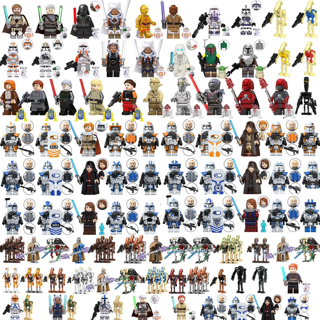 ชุด Mandalorian Blacksmith Star Wars สําหรับเด็กประกอบบล็อกอาคาร