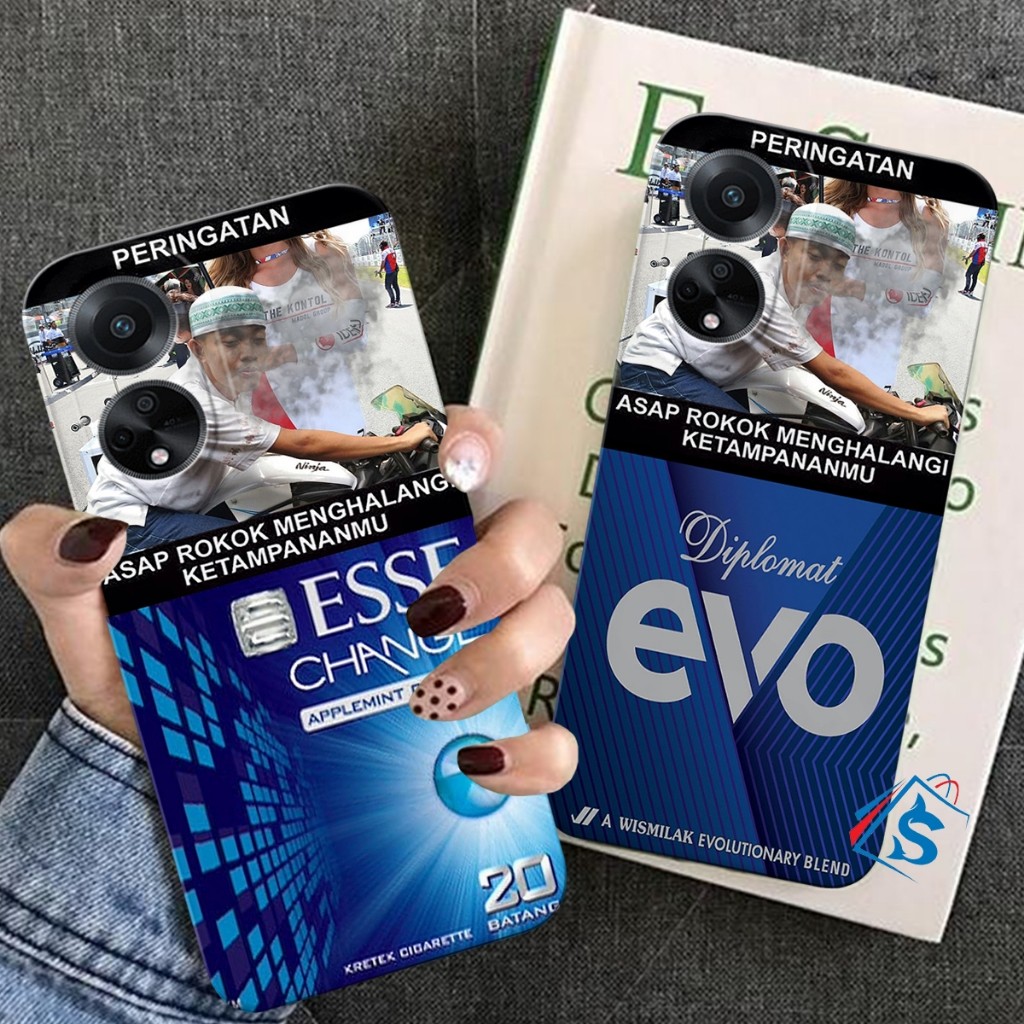 HP MS Softcase OPPO A18 A38 A17 A17K A58 4G/A58 5G A78 4G/A78 5G A79 5G A98 A16K A16E RKK Motif - เค