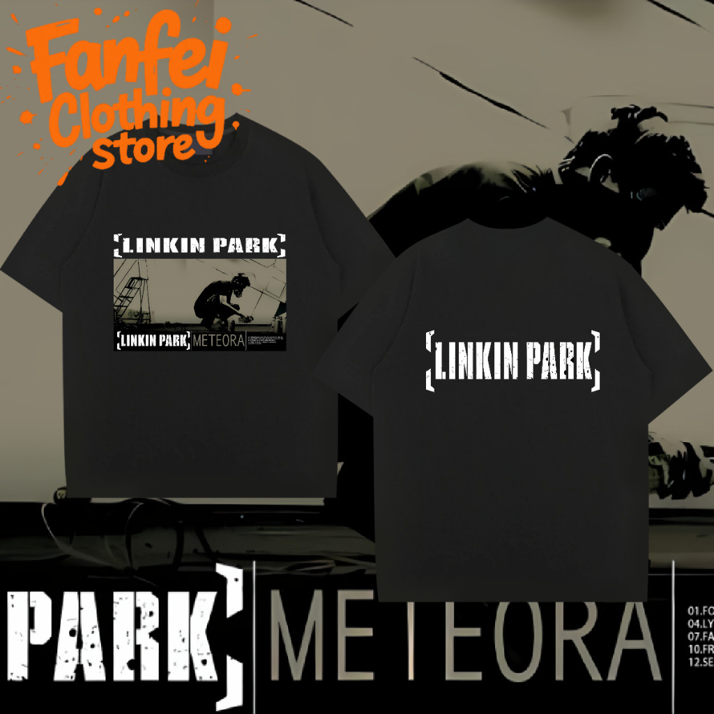(จัดส่งตลอด 24 ชั่วโมง)Fanfei เสื้อยืดพรีเมี่ยมธีม LINKIN PARK METEORA สําหรับผู้ชาย