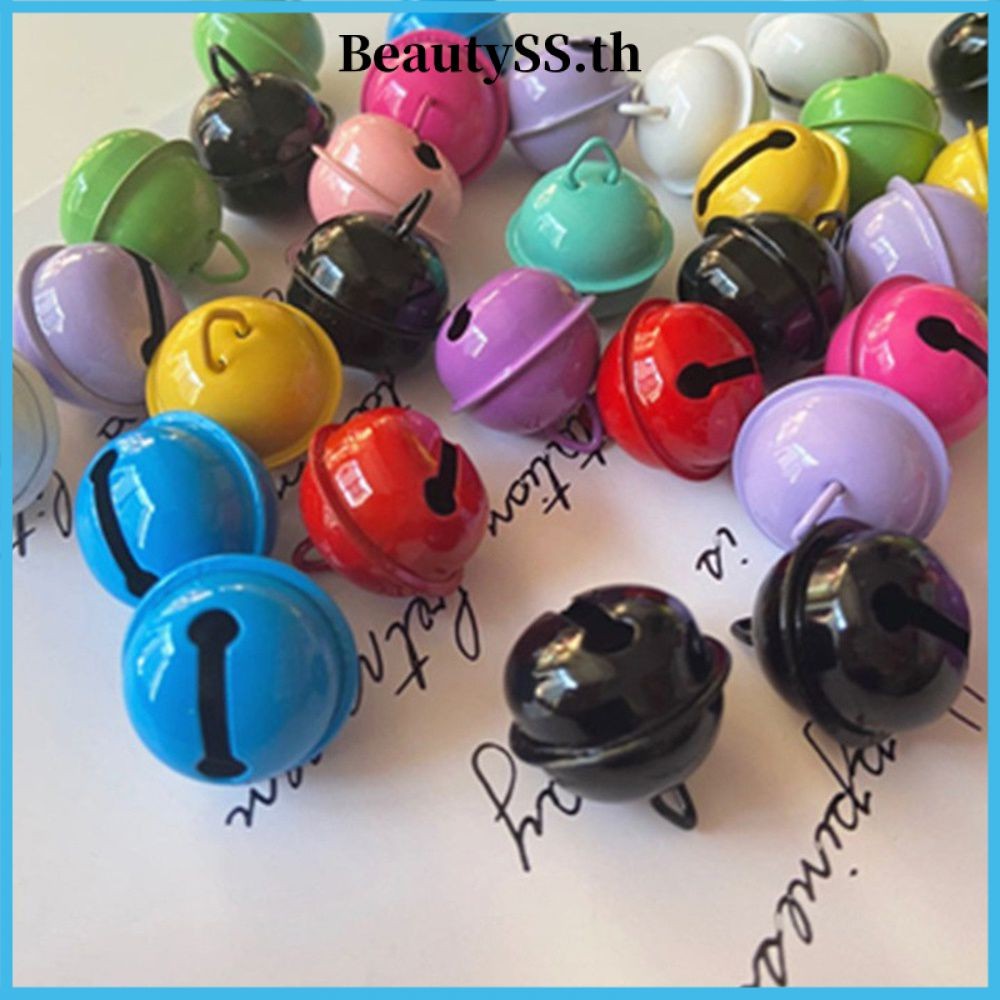 BeautySS Colorful Bells Key Chain Accessories DIY Keychain Color Candy Colored Bells Paint Pet Bell 