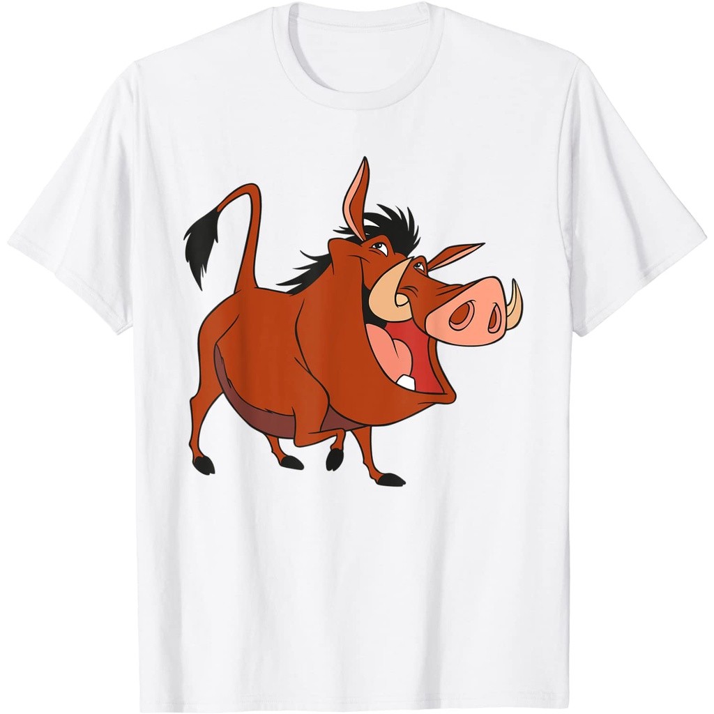 เสื้อยืดผู้ใหญ่ The Lion King Pumbaa T-Shirt