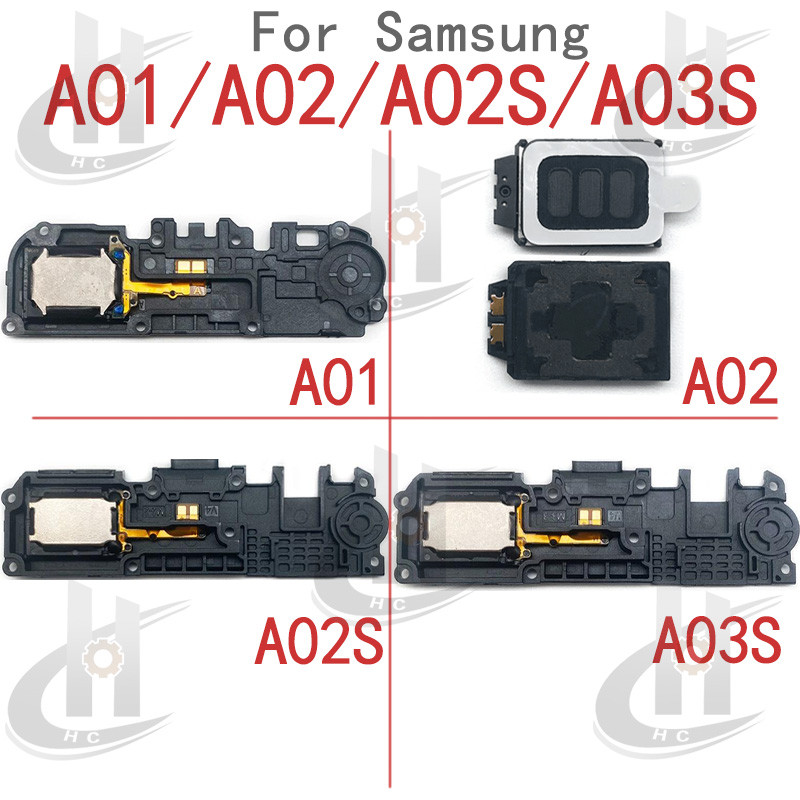 สําหรับ Samsung Galaxy A01 / A02 / A02S / A03S Loud ลําโพง Buzzer Ringer Flex สายโทรศัพท์มือถือ Buzzer Ringer ซ่อมอะไหล่