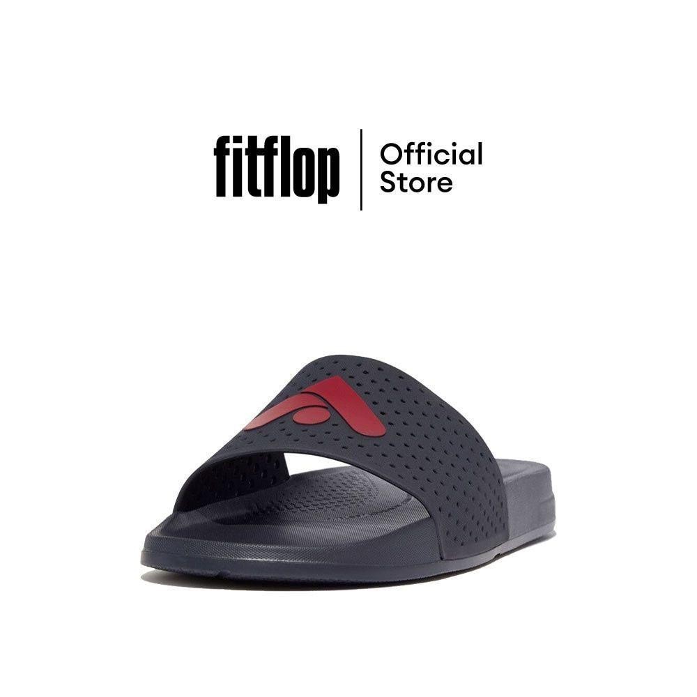 FITFLOP IQUSHION ARROW POOL SLIDES รองเท้าแตะผู้ชาย รุ่น HC4-399 สี MIDNIGHT NAVY