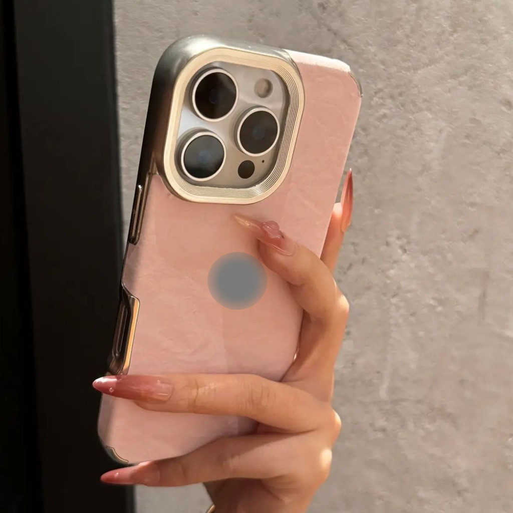 Matte Electroplated Snow Velvet เคสโทรศัพท์นุ่มพร้อมโลโก้สําหรับ IPhone 14 15 11 14 13 12 16 Pro Max กันกระแทกปกหลัง ราคา ถูกที่สุด ดีลบีเคเค แกลเลอรีภาพที่ 4