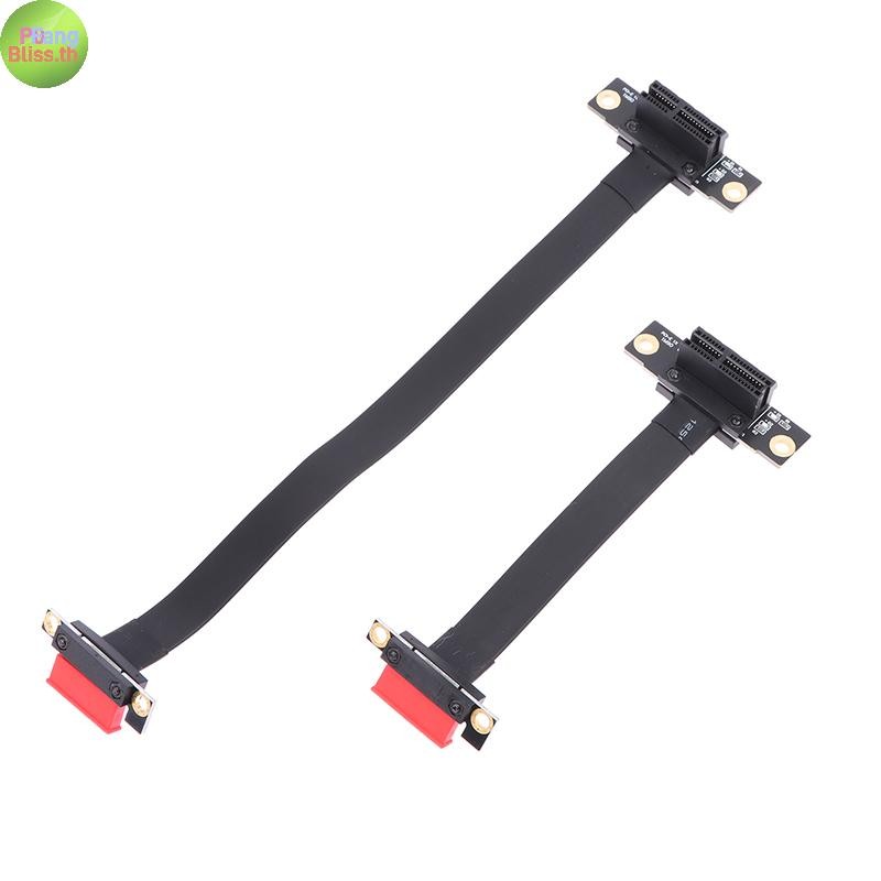Publiiss PCI-E 3.0 1X Riser สาย Dual 90 องศามุมขวา PCIe 3.0 X1 ถึง X1 สาย 8Gbps PCI Express 1X Riser การ์ด TH