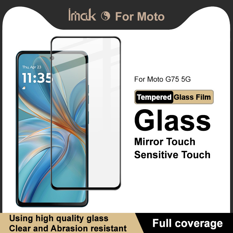 ฟิล์มกระจก Moto G75 IMAK Pro+ กระจกนิรภัยเต็มรูปแบบสําหรับ Moto G75 5G ฟิล์ม
