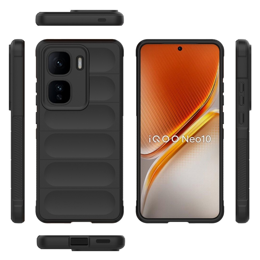 Vivo IQOO Neo 10 Pro 5G ปลอกกันกระแทก IQOO Neo10 5G Soft TPU ซิลิโคนฝาหลังถุงลมนิรภัยเคสป้องกันเต็มรูปแบบ