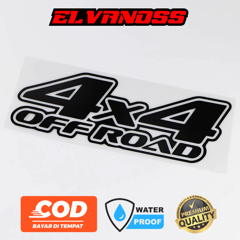 4X4 Off Road ตัดสติกเกอร์โลโก้รถภูเขา 4x4 Jeep สติกเกอร์รถฟรี CUSTOM DESIGN