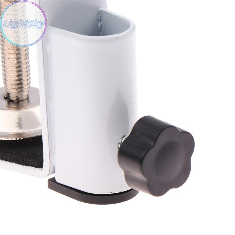 Lightsky Universal Clamp DIY อุปกรณ์คลิปโลหะคงที่สกรูผู้ถือกล้องขาตั้งสําหรับออกอากาศไมโครโฟนโคมไฟตั้งโต๊ะ Clamp TH