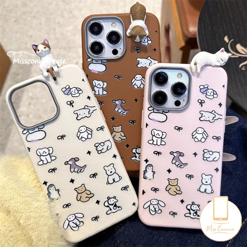 สําหรับredmi 13C 10 10C 14C 12C 9 13 A3 9T 12 10A 9C NFC 9A A1 A2 หมายเหตุ 12 10s 11s 9 8 13 11 10 Pro POCO M3 M6 X5 X6 Pro C6 Pro C6 Pro C75 DIY C61 ตุ๊กตาน่ารัก ลูกแมวการ์ตูนลูกสุนัขกระต่ายโบว์กรณี