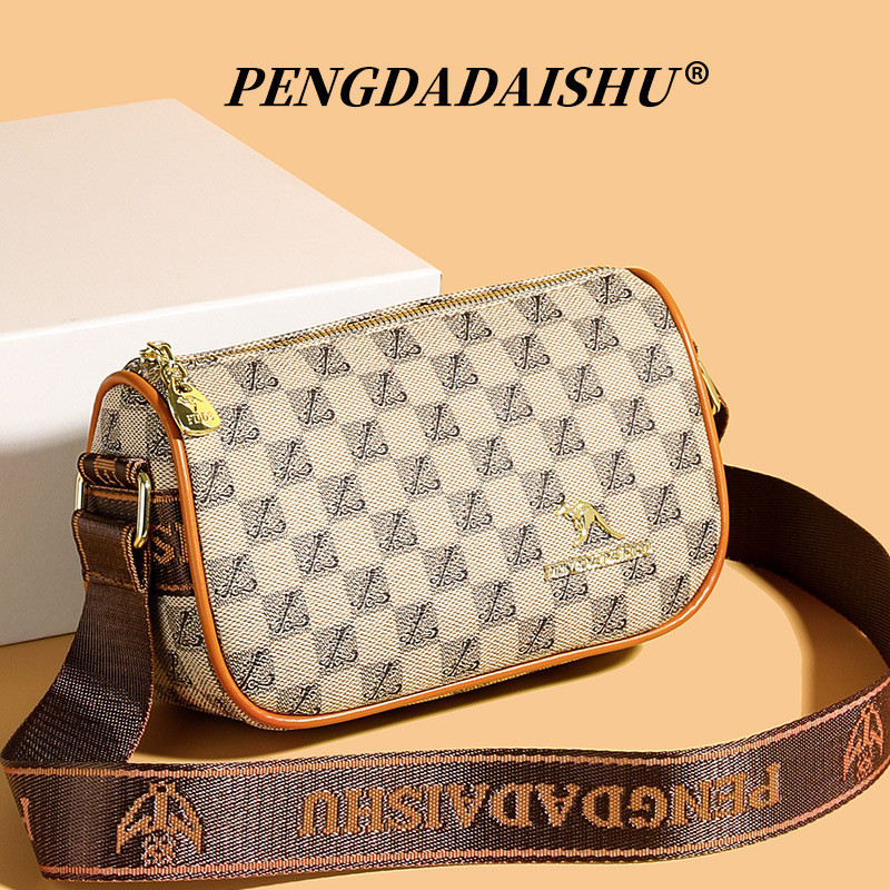 shiny girl: กระเป๋าสะพายข้างสําหรับผู้หญิง หนังPUฮิตมากตอนนี้ สไตล์วินเทจคลาสสิค งานดีมาก กระเป๋านาดใหญ่ แฟชั่นมา DP8802 - รูปที่ 4