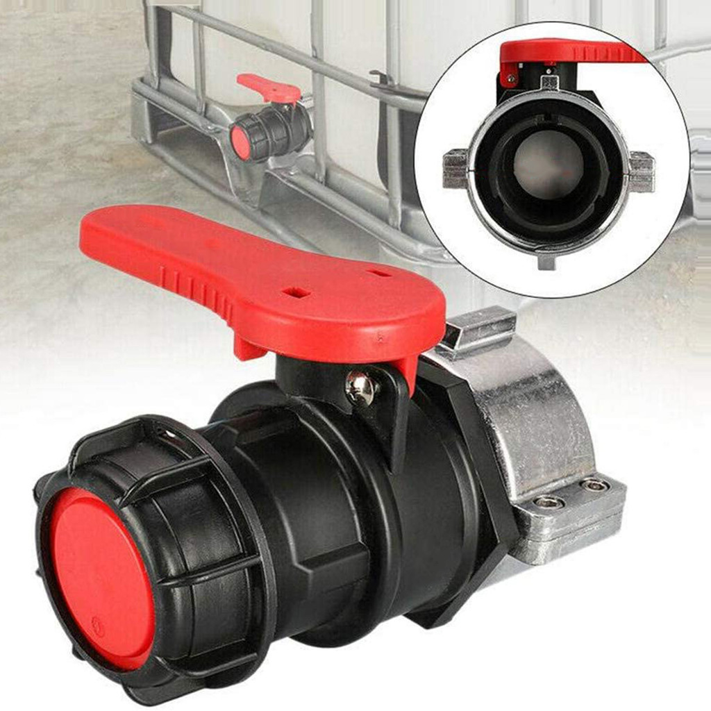 LOCAL 75mm 1000L Water IBC Tank Container Ball Valve Chemical Barrel Valve Acid  And DN50 Ton Barrel Ball Valve COD🔥