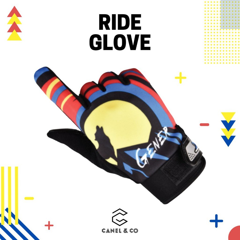 CANEL & CO หน้าจอสัมผัส Sarung Tangan มอเตอร์ Racing ถุงมือ Biker ขี่จักรยานถุงมือ Motosikal รถจักรย
