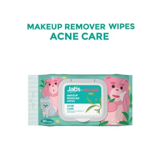 Jabs x BELLYGOM แจ๊บส์ makeup remover wipes ผ้าเช็ดเครื่องสำอาง (มีให้เลือก 4 สูตร) ขนาด 30 แผ่น x1
