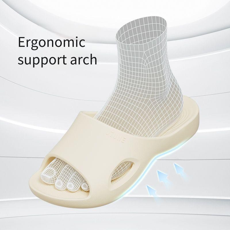 ใหม่ Arch Support รองเท้าแตะน้ําหนักเบา EVA หนาเท้าแบนรองเท้าแตะในร่มรองเท้าแตะ Mute Anti-slip Antibiotic ห้องน้ํา Unisex รองเท้าแตะ ราคา ถูกที่สุด ดีลบีเคเค แกลเลอรีภาพที่ 9