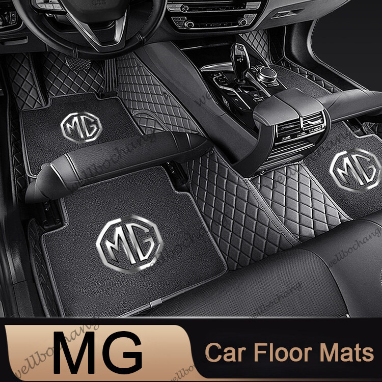 4PCS รถพรมไม่มีกลิ่น Anti-slip รถสําหรับ MG HS ZS EP ZR HR TF MG5 MG3 MG4 EV 4 5 6 GM Mulan VS HEV E
