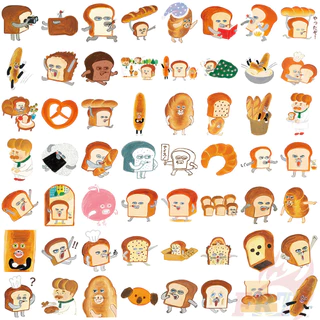 ❉ สติ๊กเกอร์ Pan Dorobou Series 01 ❉ 60 ชิ้น/เซ็ต DIY แฟชั่นสติ๊กเกอร์ Doodle กันน้ํา