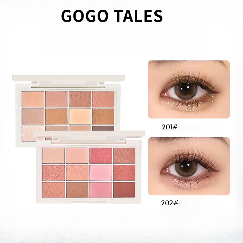 GOGO TALES แผ่นอายแชโดว์ 12 สี ระบบสีเอิร์ธโทน 7MNV