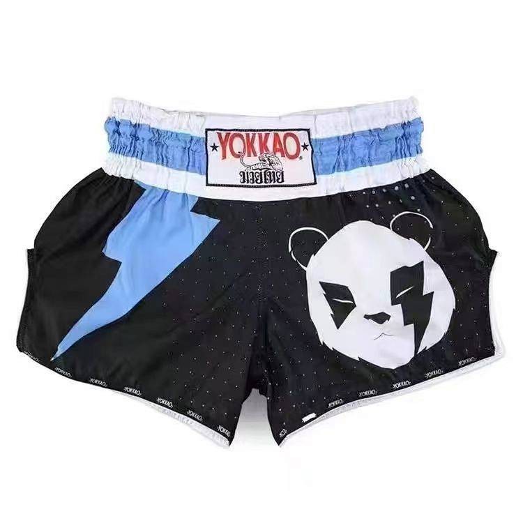 YOKKAO สไตล์มวยไทยสำหรับผู้ใหญ่และเด็ก กางเกงขาสั้นชายหาด แห้งไว กางเกงฝึกหัดมวย